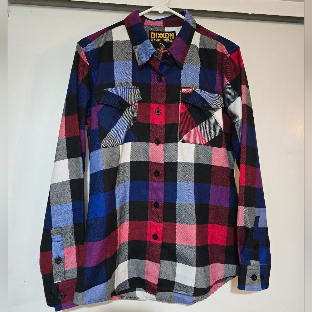 NEW Womens Dixxon Flannel Company The Liberty or Death Size Large RARE MAGA